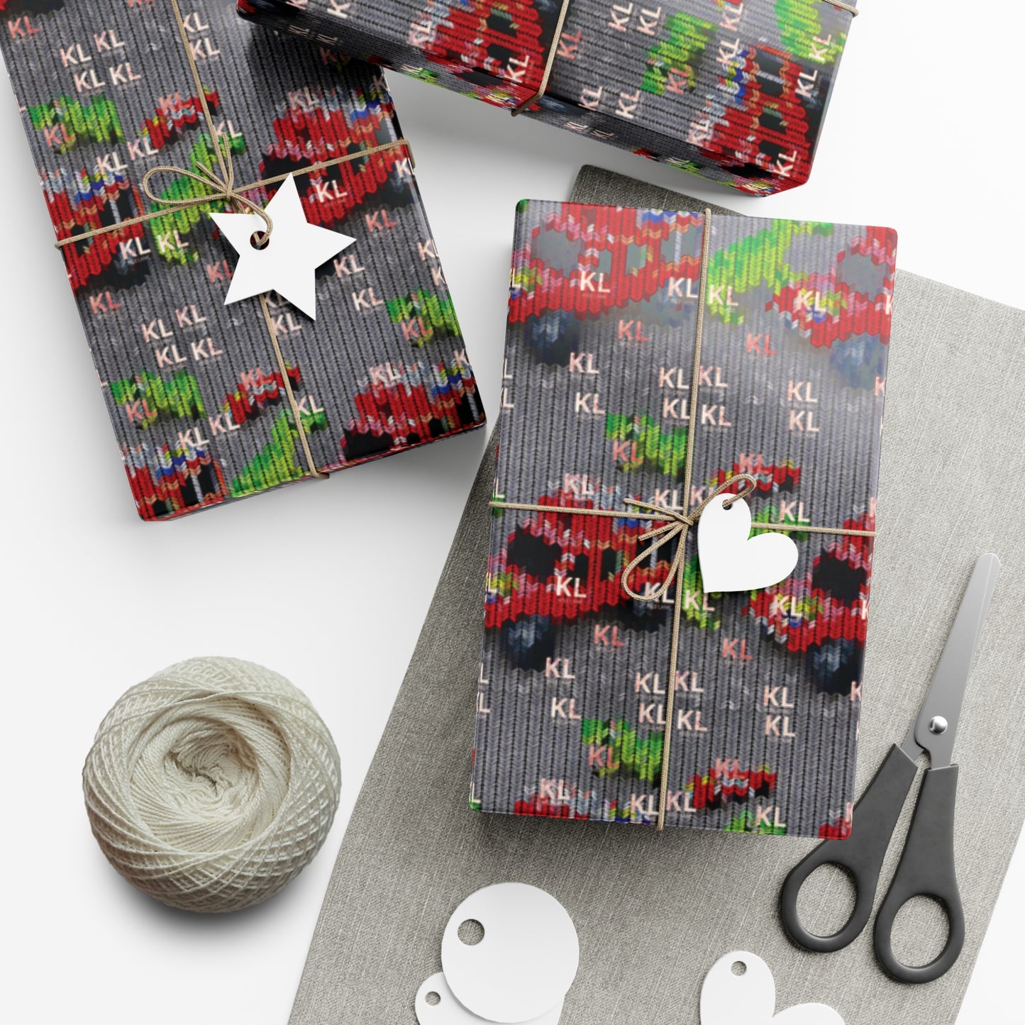 Dino Truck - Gift Wrap Papers