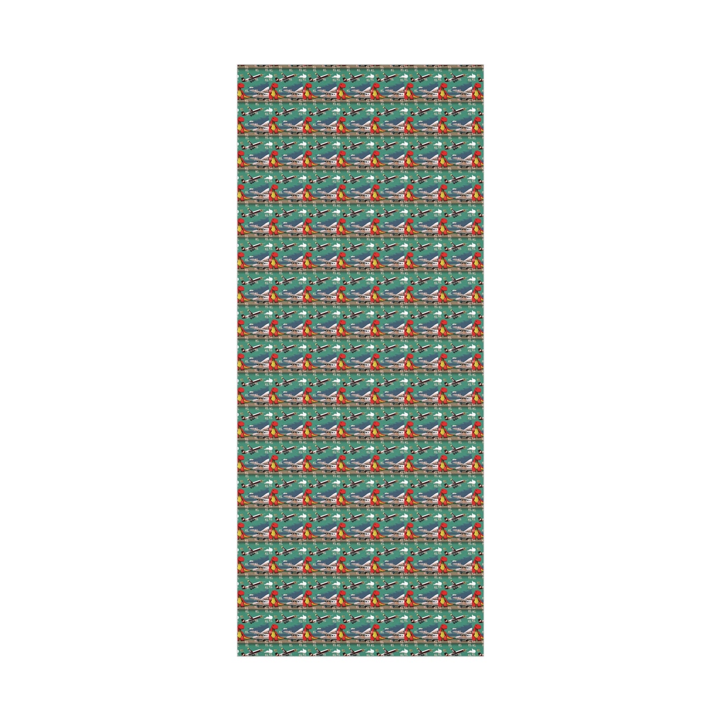 Dino Plane - Gift Wrap Papers