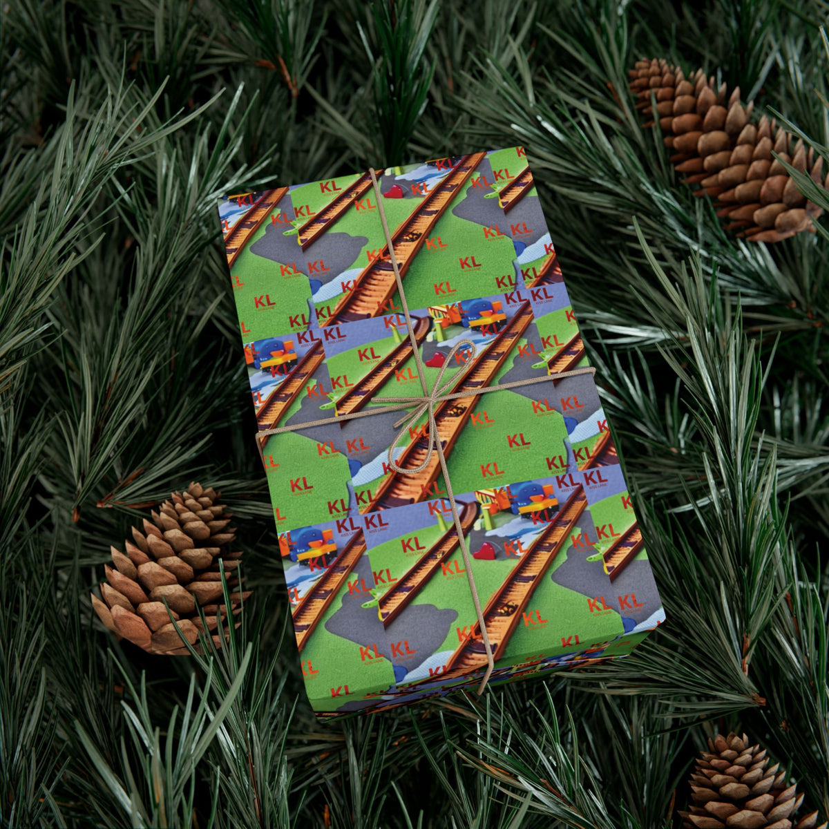 KL Train Tracks - Gift Wrap Papers