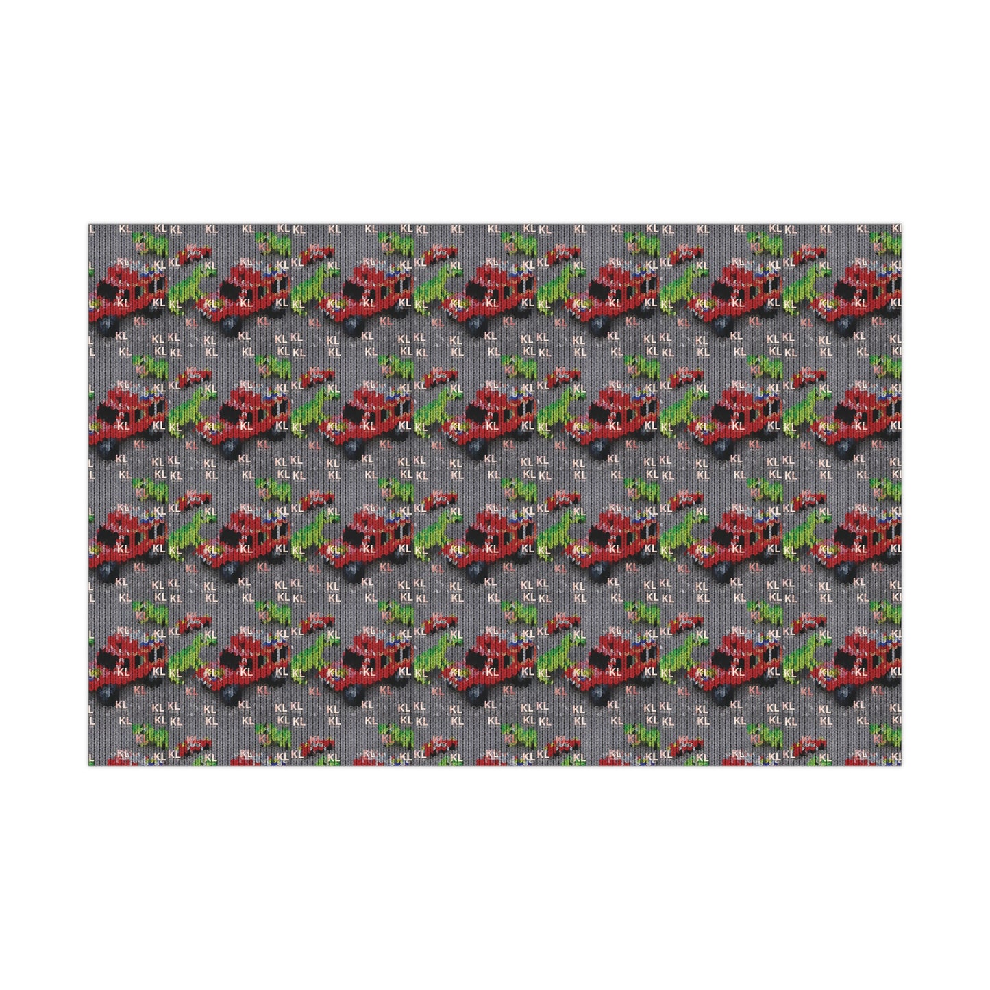 Dino Truck - Gift Wrap Papers
