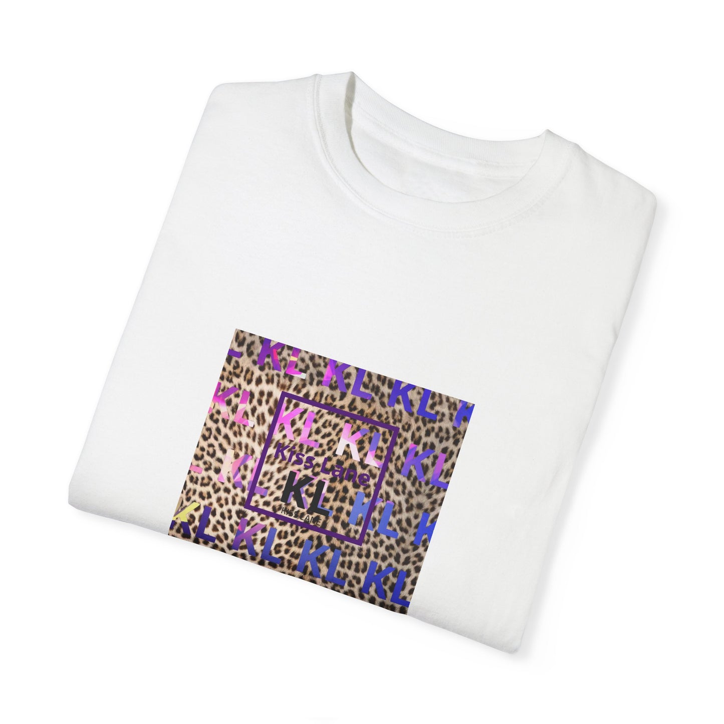 KL Leopard Unisex Garment-Dyed T-shirt