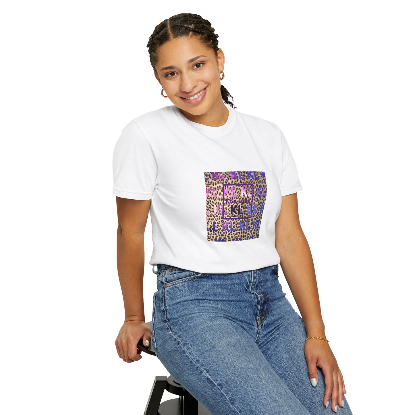 KL Leopard Unisex Garment-Dyed T-shirt