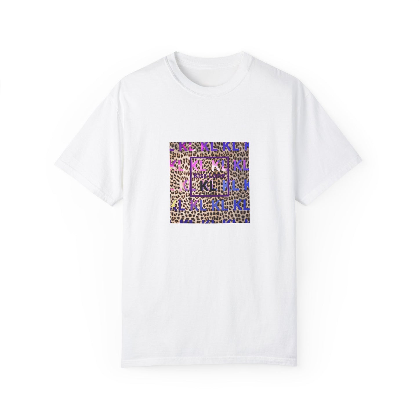KL Leopard Unisex Garment-Dyed T-shirt
