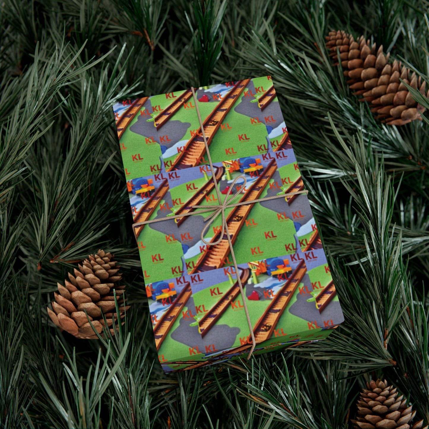 Train Tracks - Gift Wrap Papers