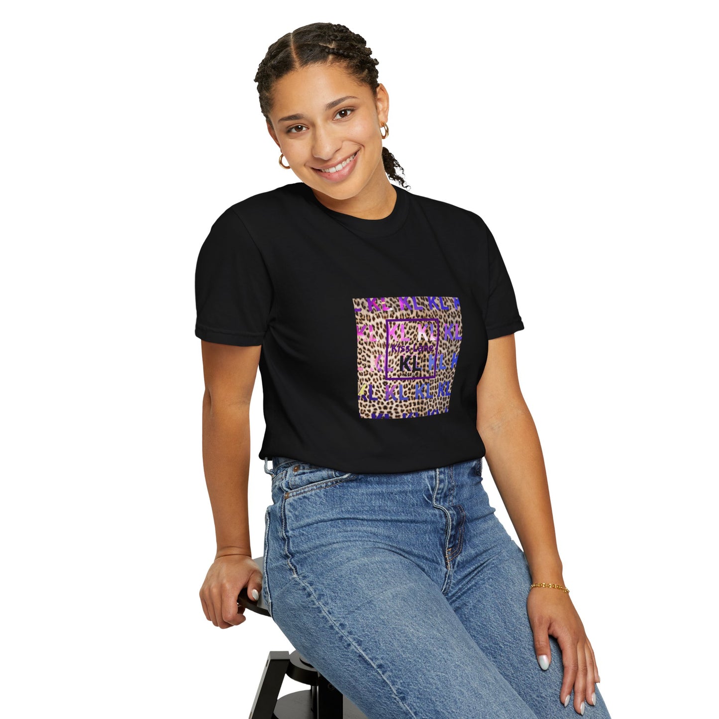 KL Leopard Unisex Garment-Dyed T-shirt