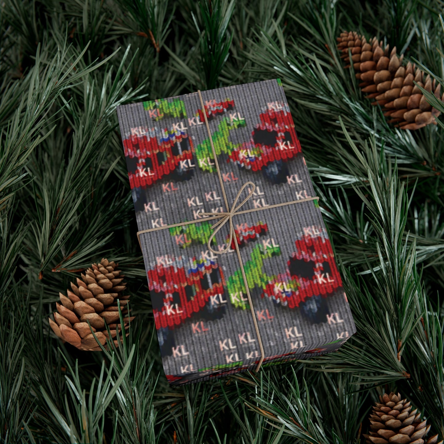 Dino Truck - Gift Wrap Papers