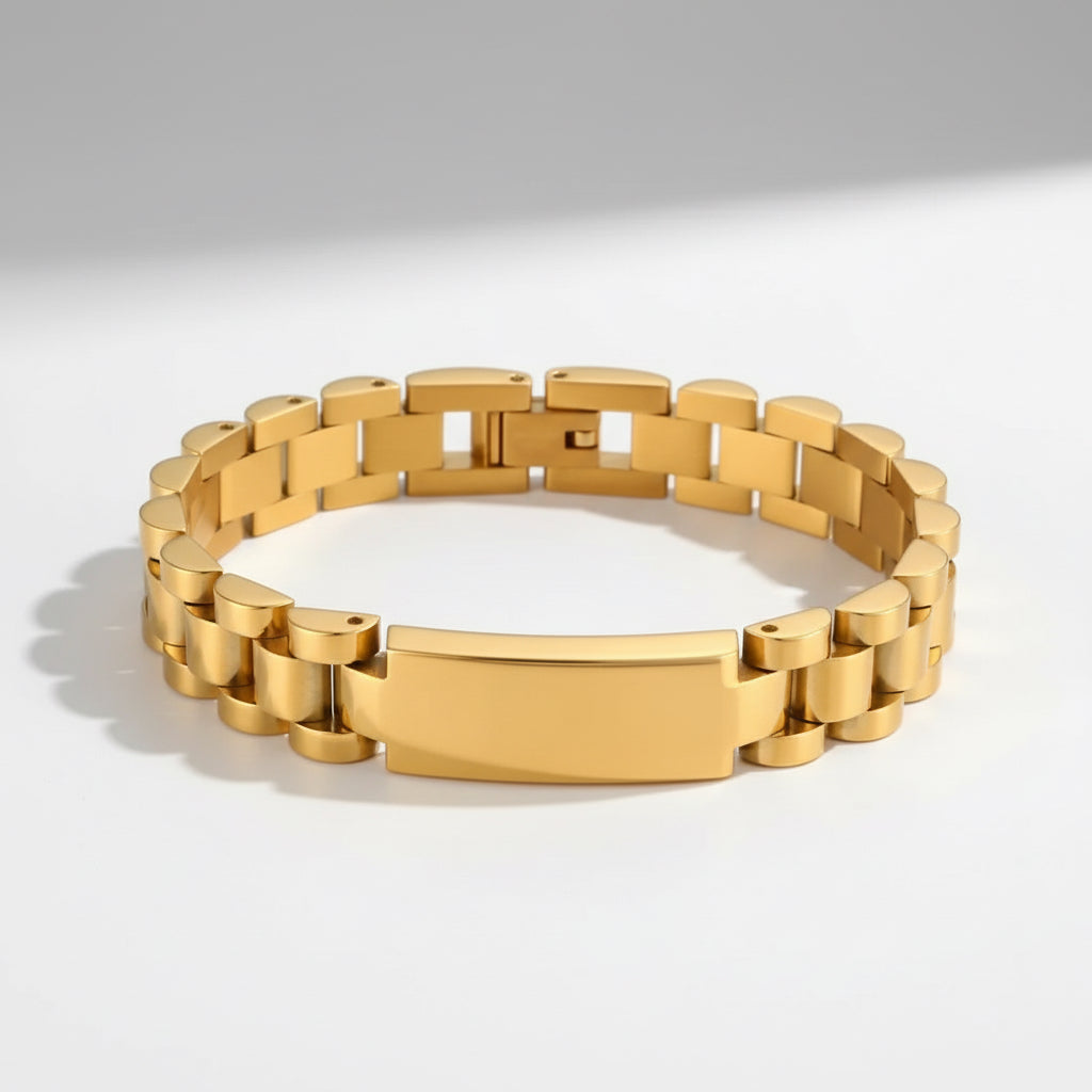 SCARLET - (PLAIN GOLD) BRACELET