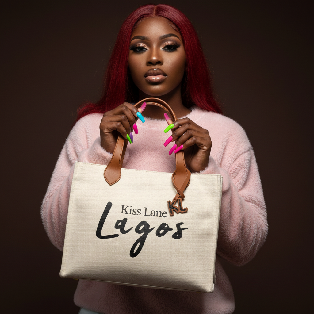 Kiss Lane Lagos Tote Bag — Where Luxury Meets Everyday Style