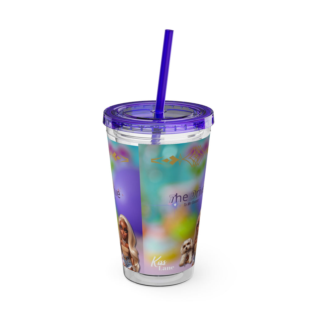 KL Sunsplash Tumbler with Straw, 16oz