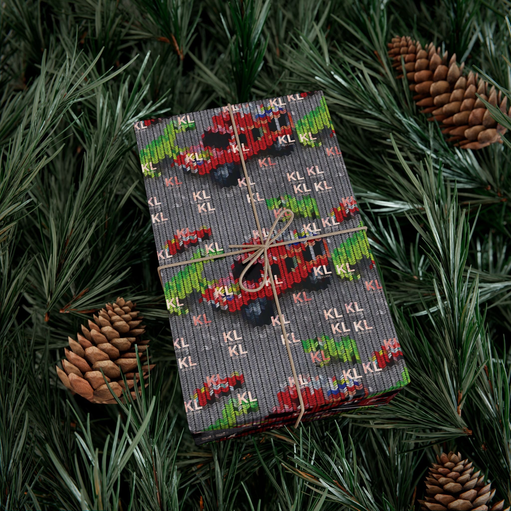 KL Kids Dinosaur & Truck Gift Wrap Paper