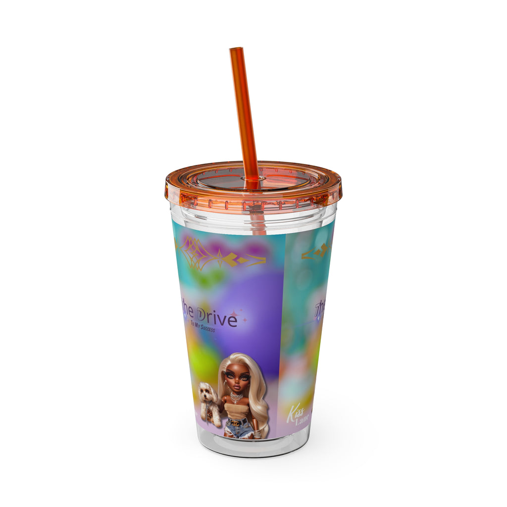 KL Sunsplash Tumbler with Straw, 16oz