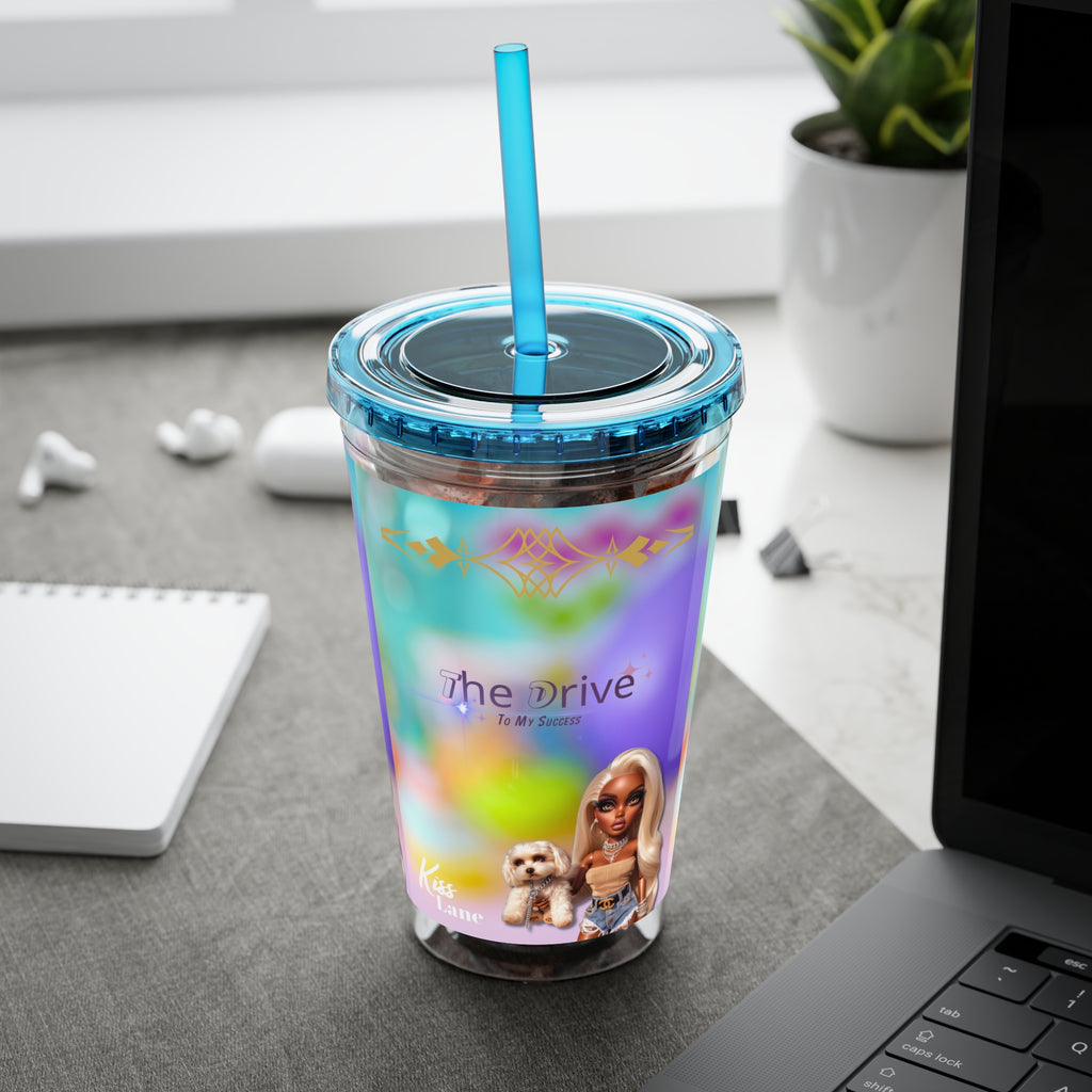 KL Sunsplash Tumbler with Straw, 16oz