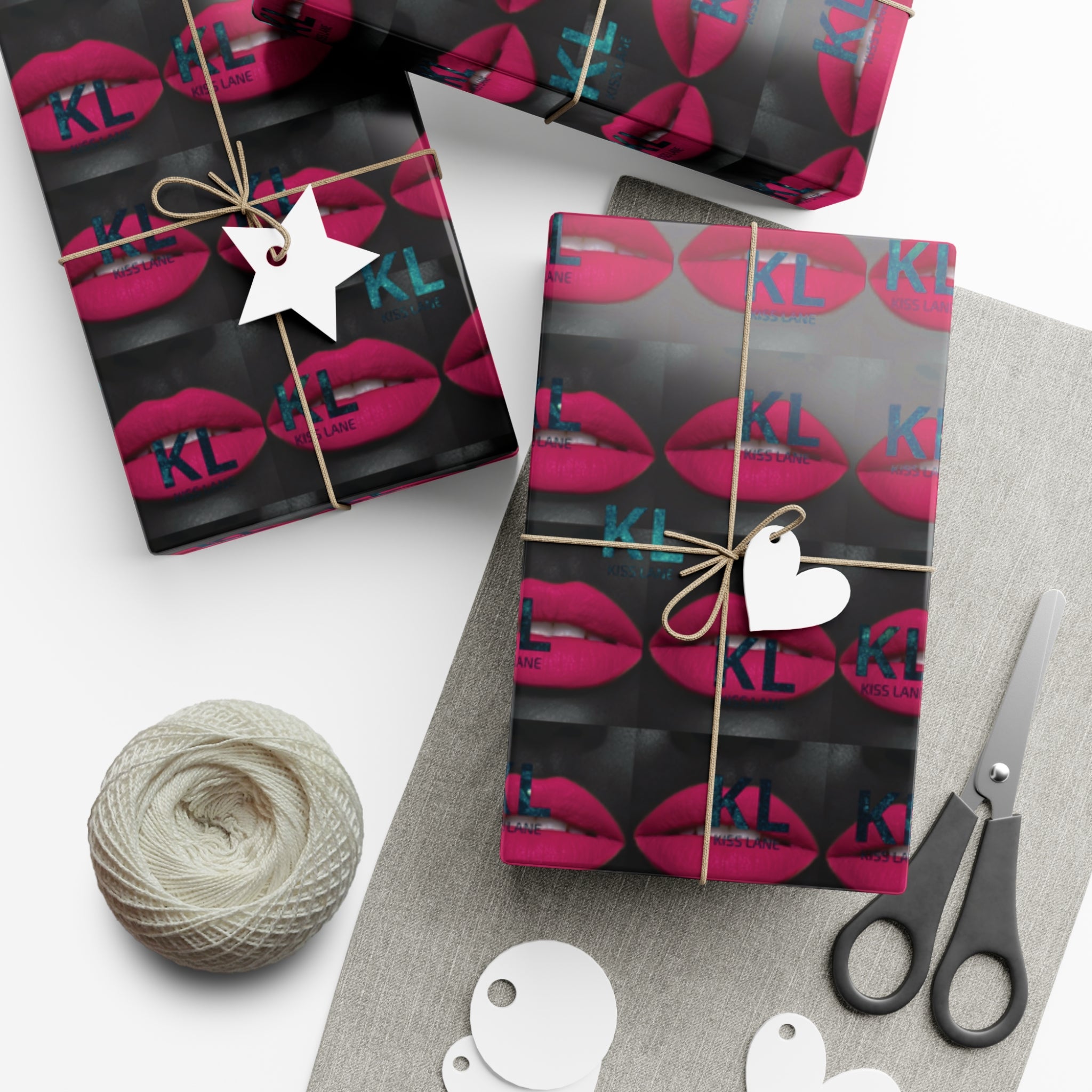 Pink Lipstick - Gift Wrap Papers