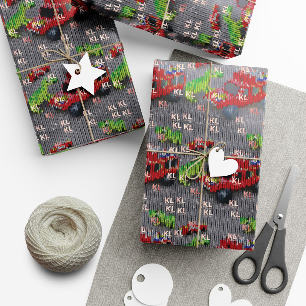 KL Kids Dinosaur & Truck Gift Wrap Paper