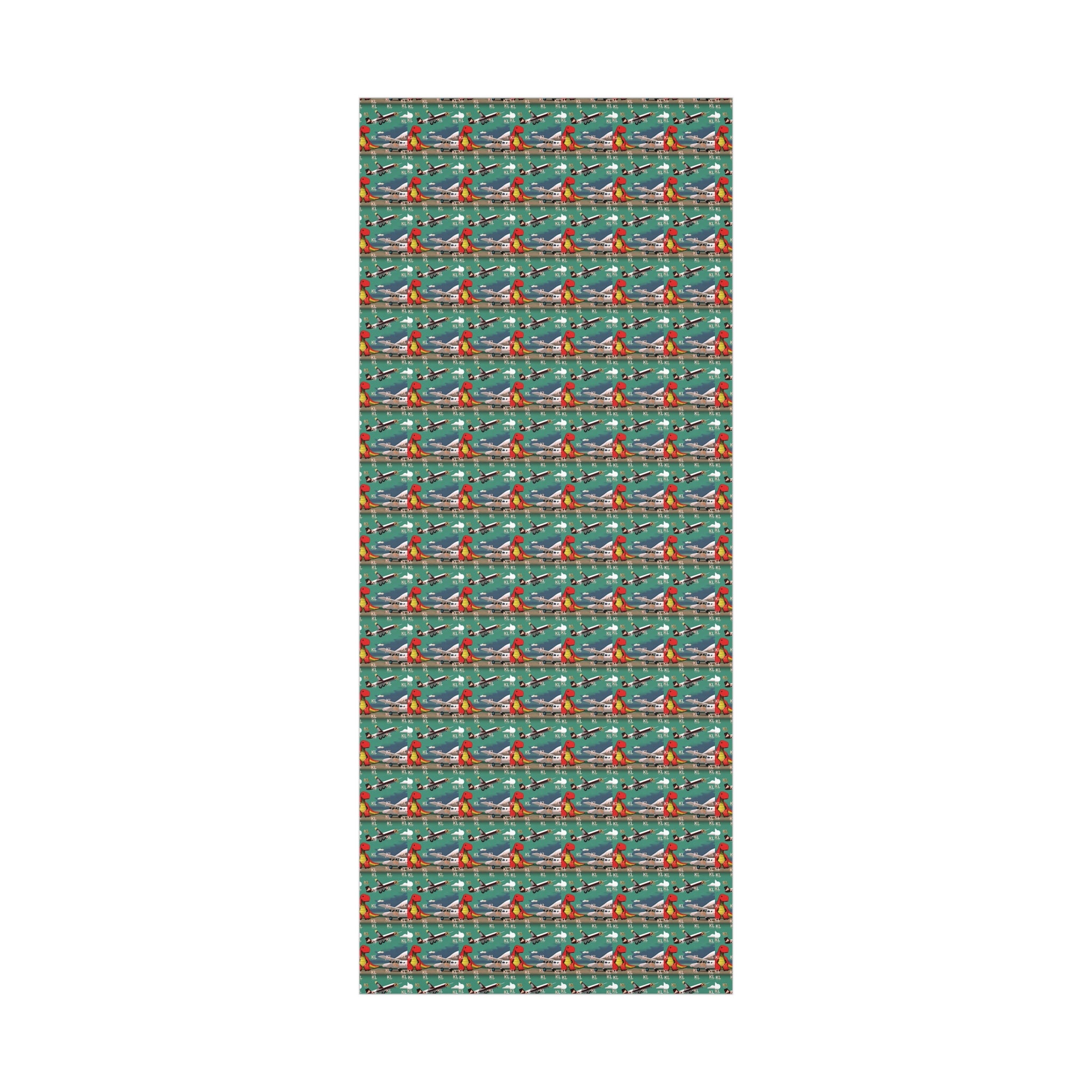 Dino Plane - Gift Wrap Papers
