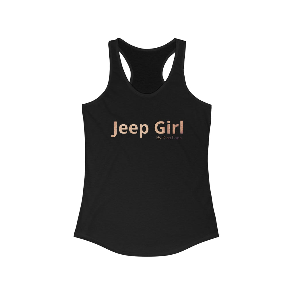 Jeep Girl World by Kiss Lane Racerback Tank