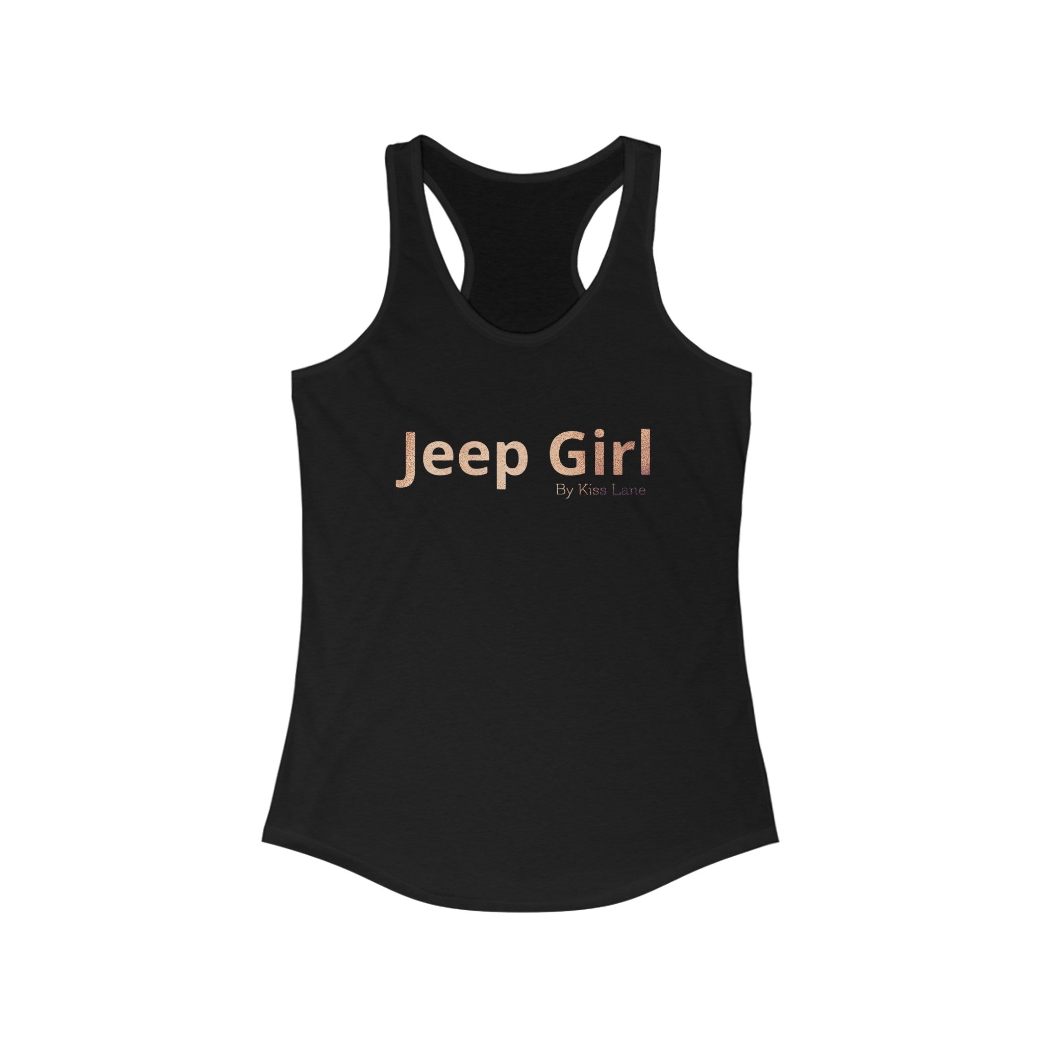 Jeep Girl World by Kiss Lane Racerback Tank