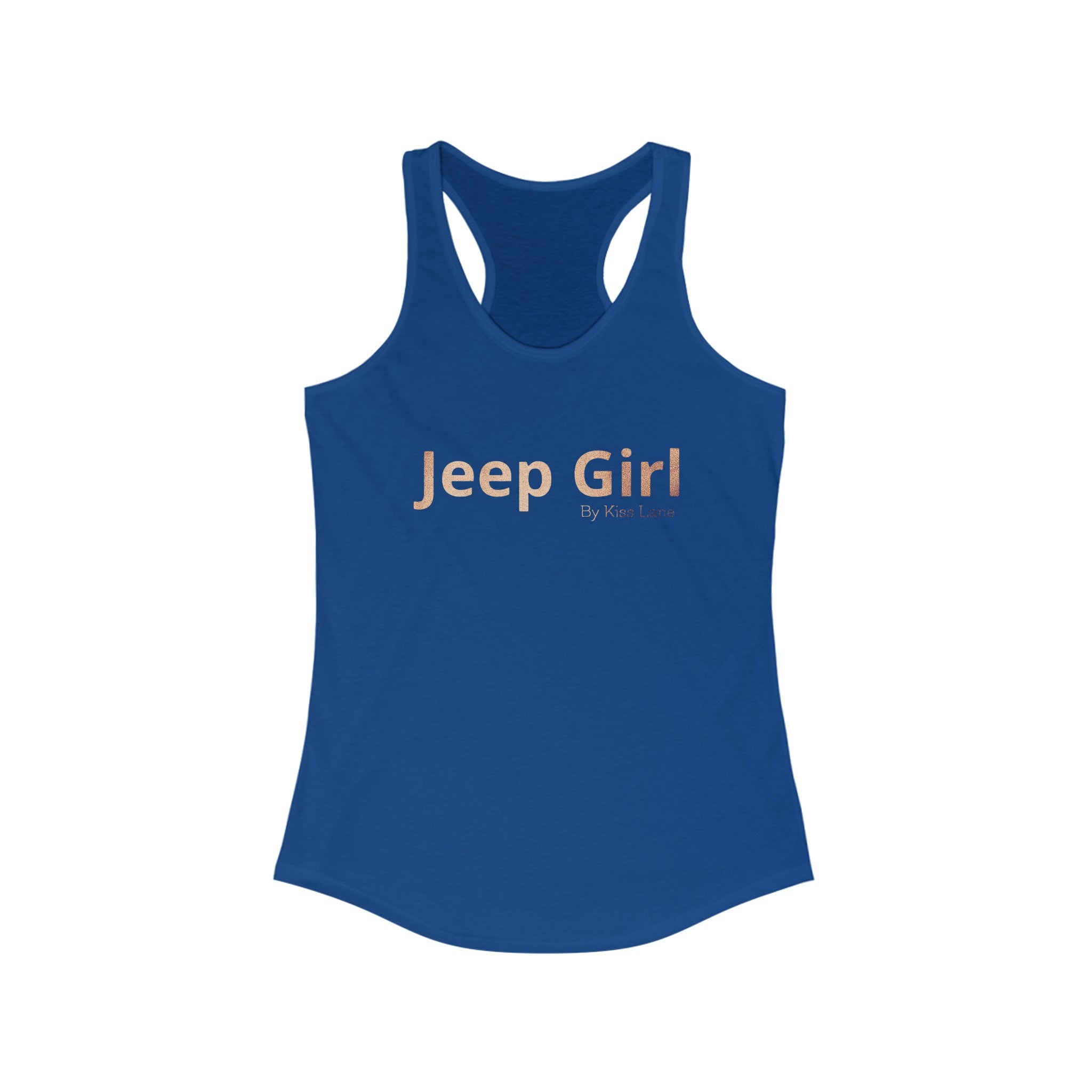 Jeep Girl World by Kiss Lane Racerback Tank