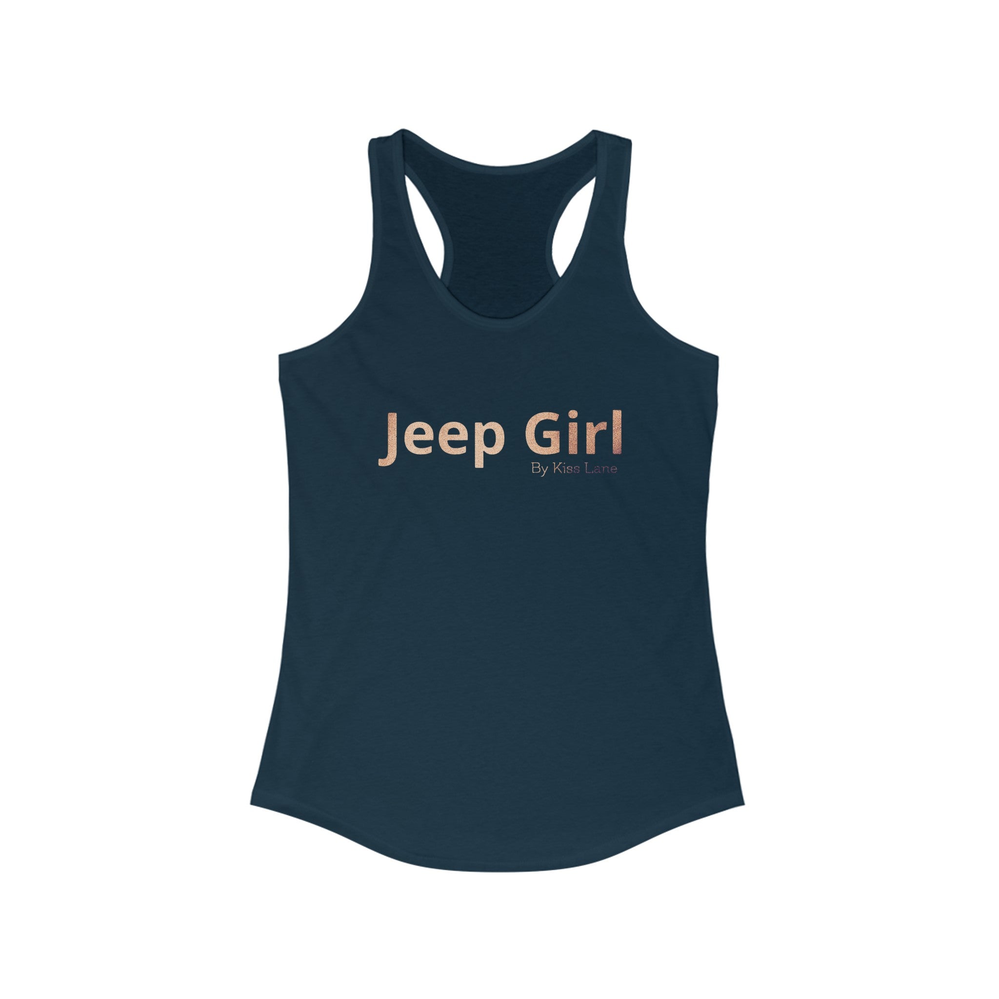 Jeep Girl World by Kiss Lane Racerback Tank