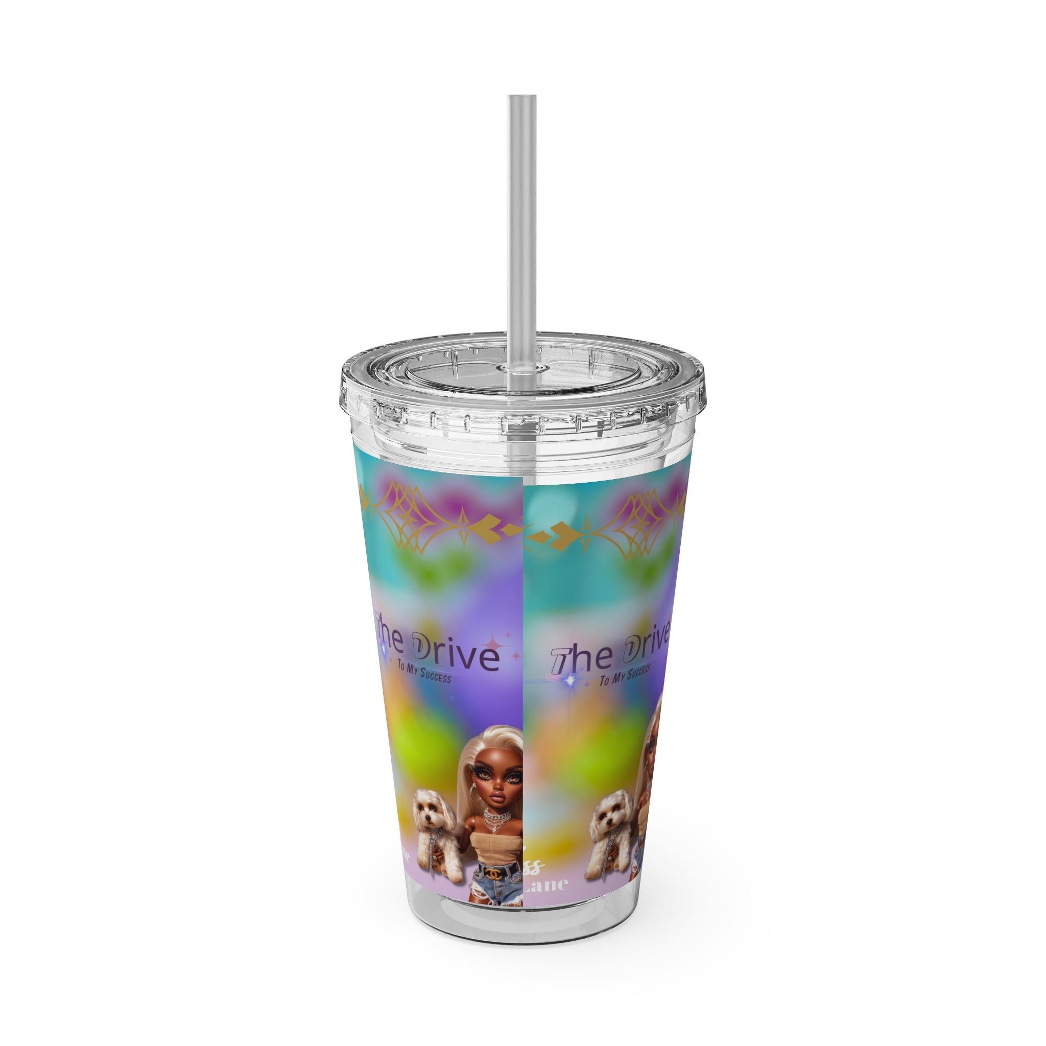 KL Sunsplash Tumbler with Straw, 16oz