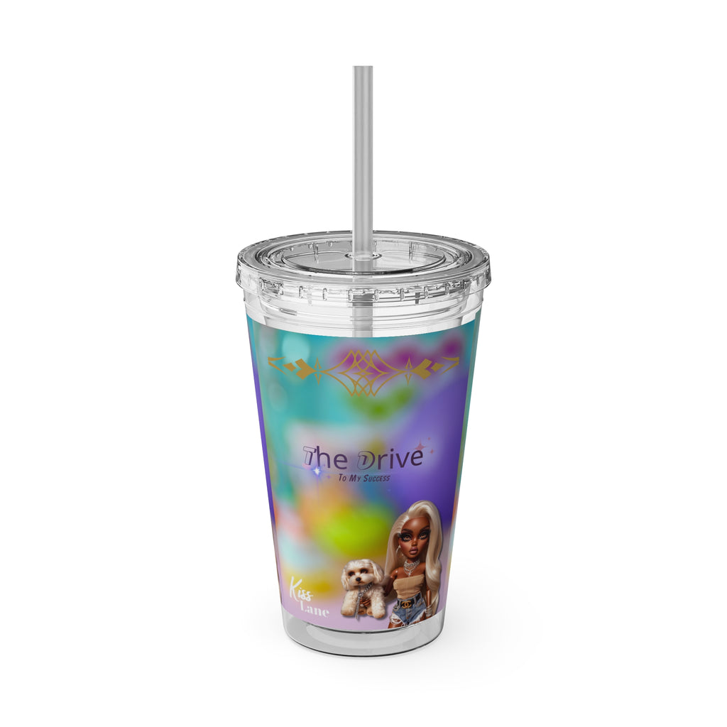 KL Sunsplash Tumbler with Straw, 16oz