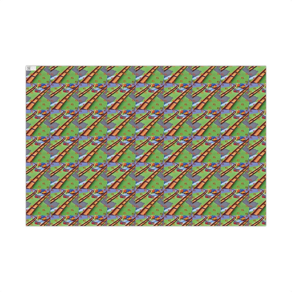 KL Train Tracks - Gift Wrap Papers