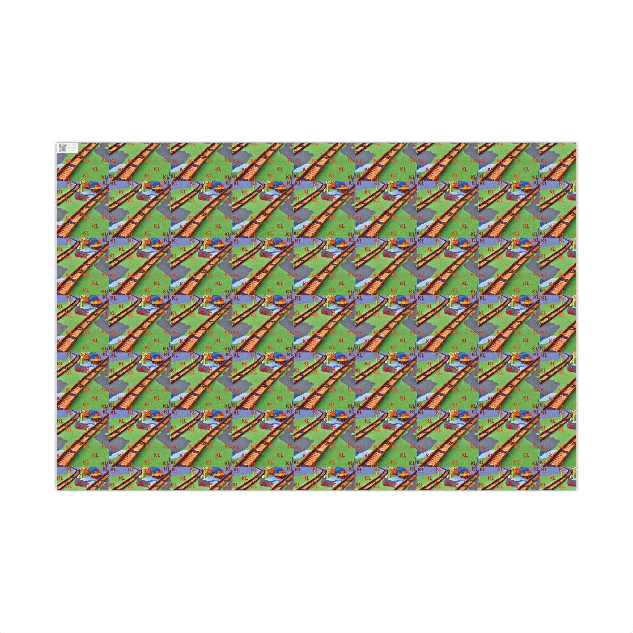 KL Train Tracks - Gift Wrap Papers