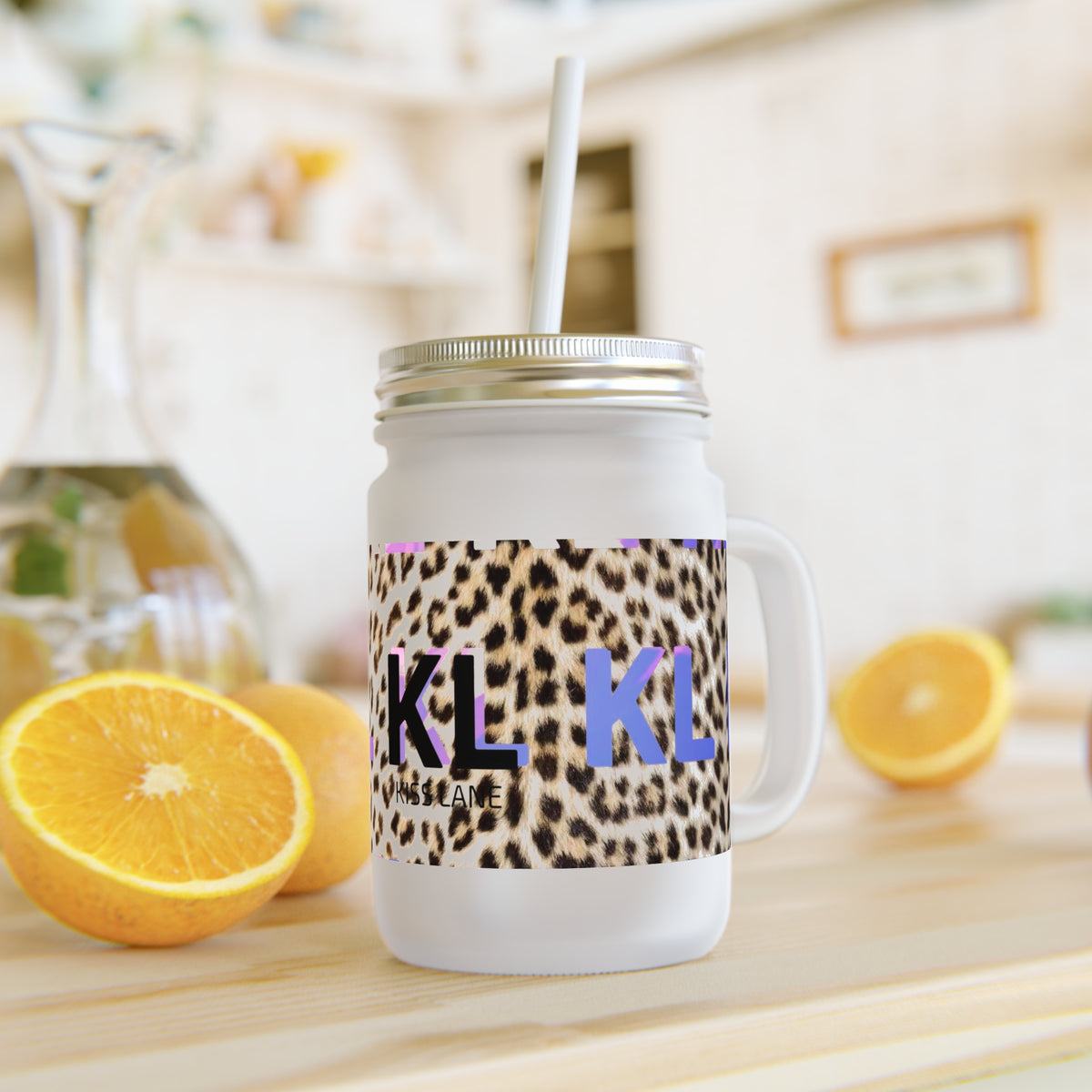 Kiss Lane Leopard - Mason Jar