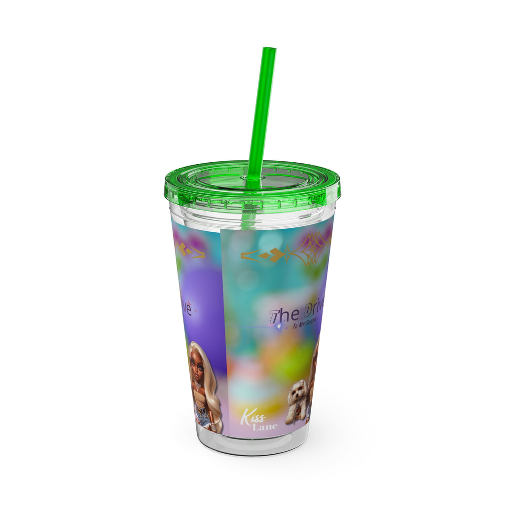 KL Sunsplash Tumbler with Straw, 16oz