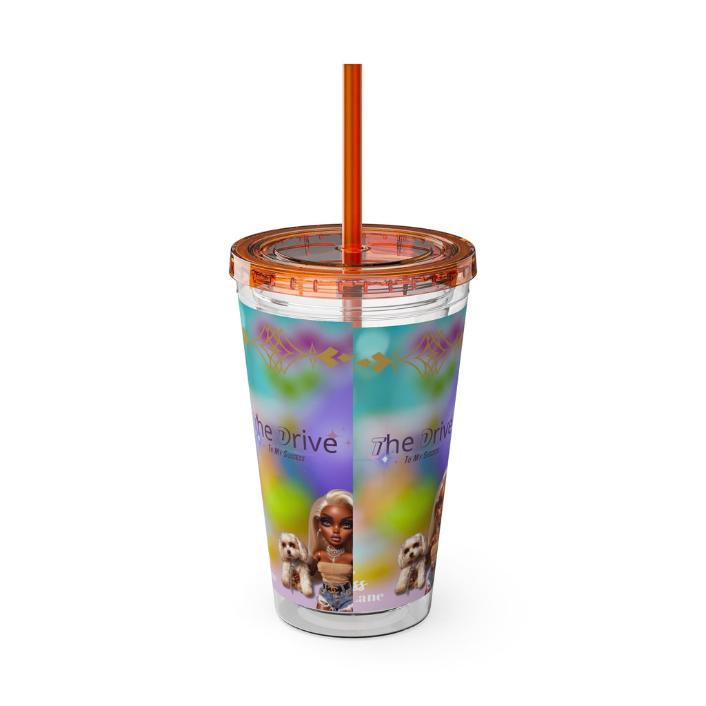 KL Sunsplash Tumbler with Straw, 16oz