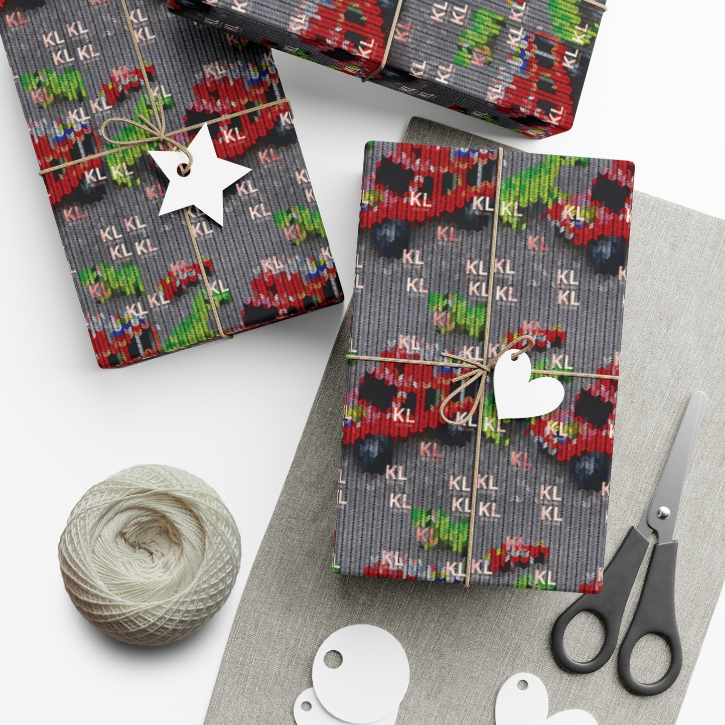 Dino Truck - Gift Wrap Papers