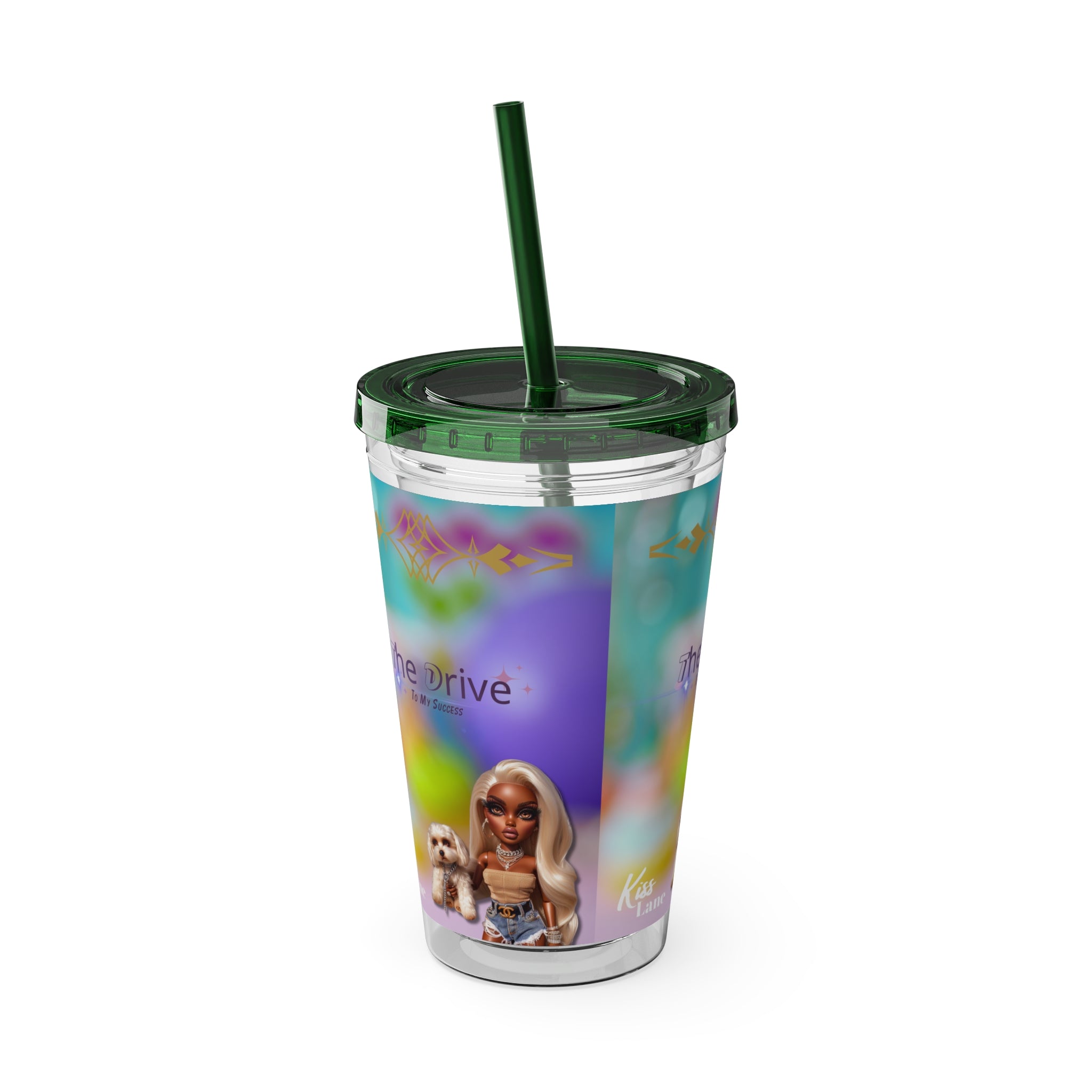 KL Sunsplash Tumbler with Straw, 16oz
