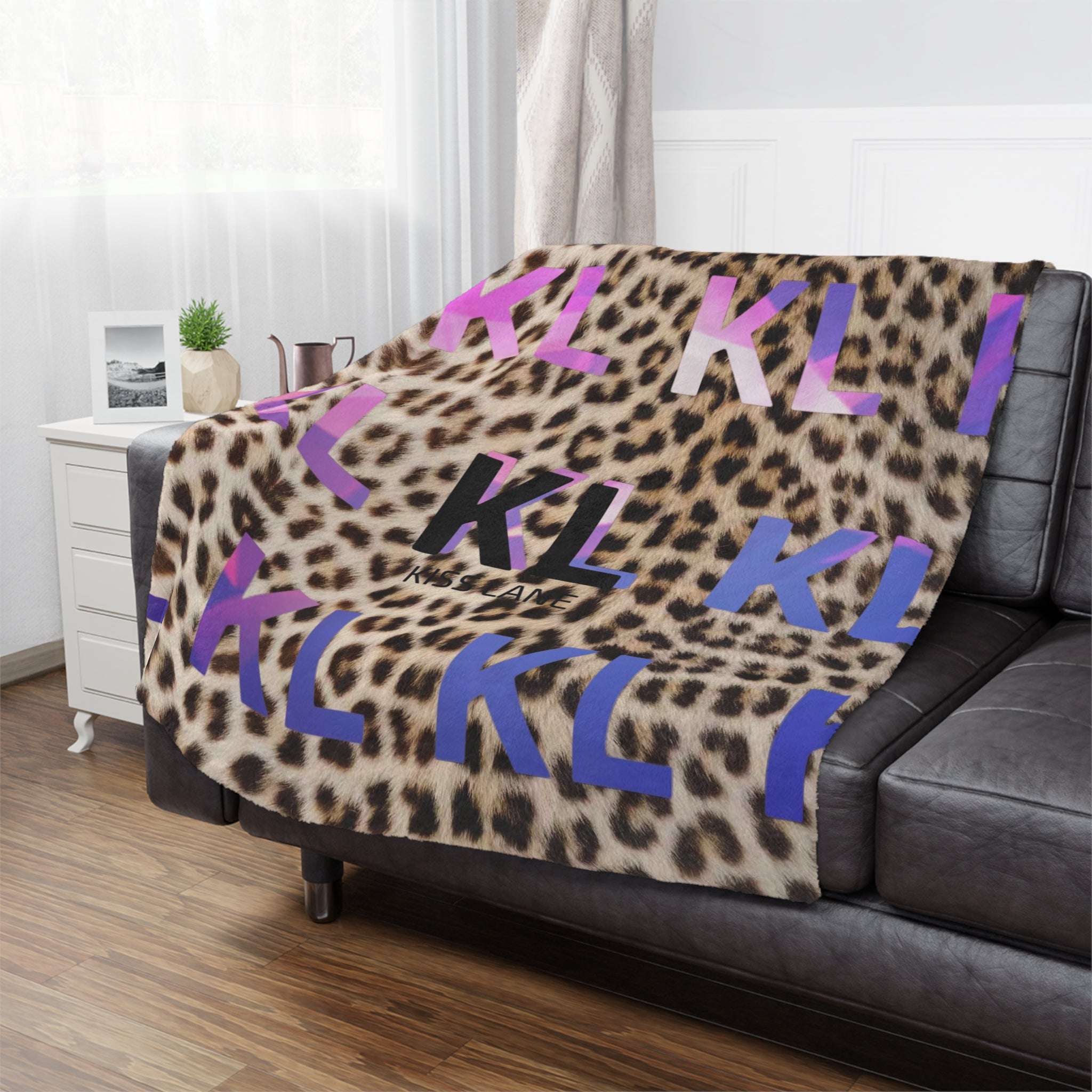 Kiss Lane Leopard - Minky Blanket