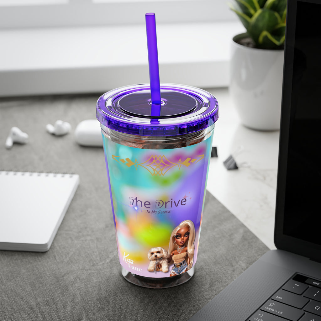 KL Sunsplash Tumbler with Straw, 16oz