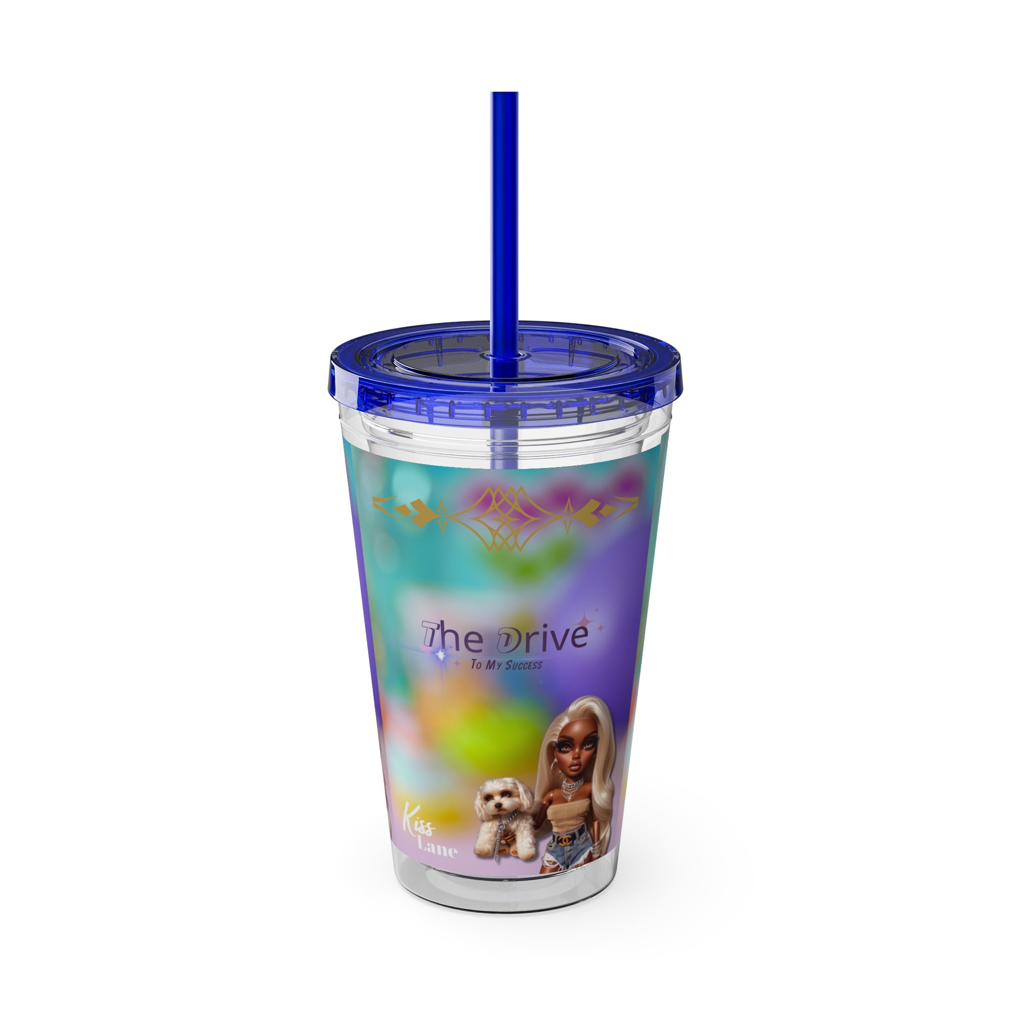 KL Sunsplash Tumbler with Straw, 16oz