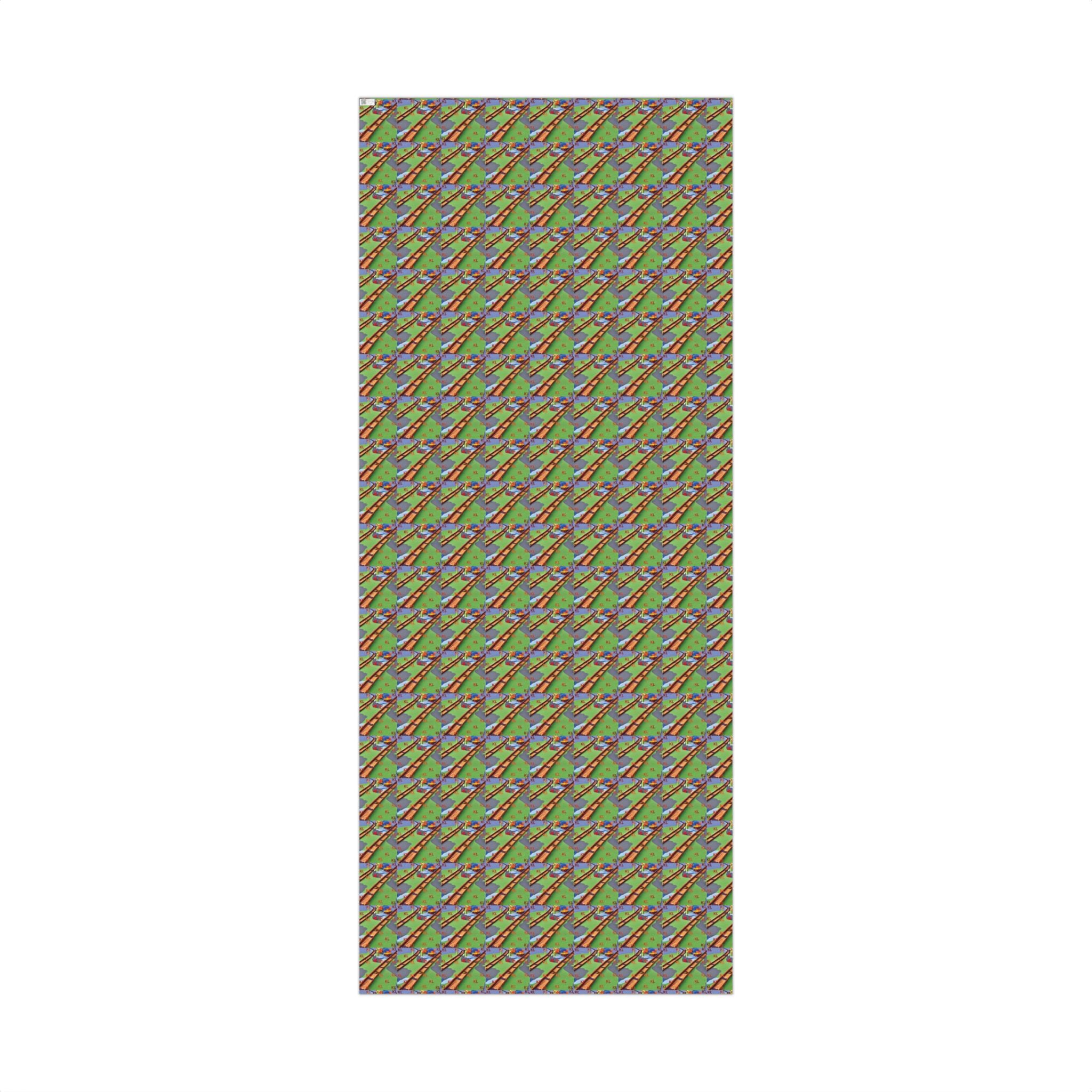 KL Train Tracks - Gift Wrap Papers