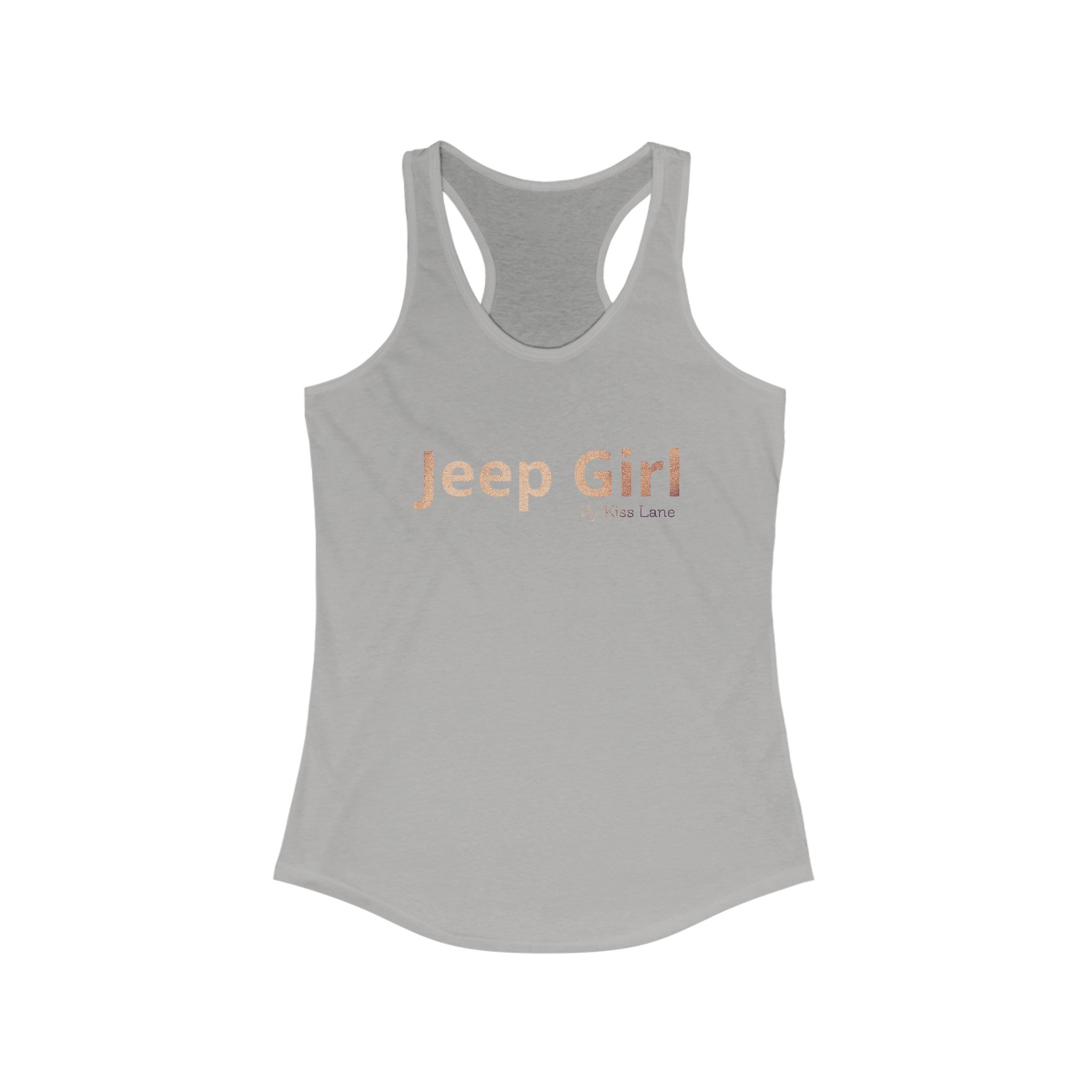 Jeep Girl World by Kiss Lane Racerback Tank