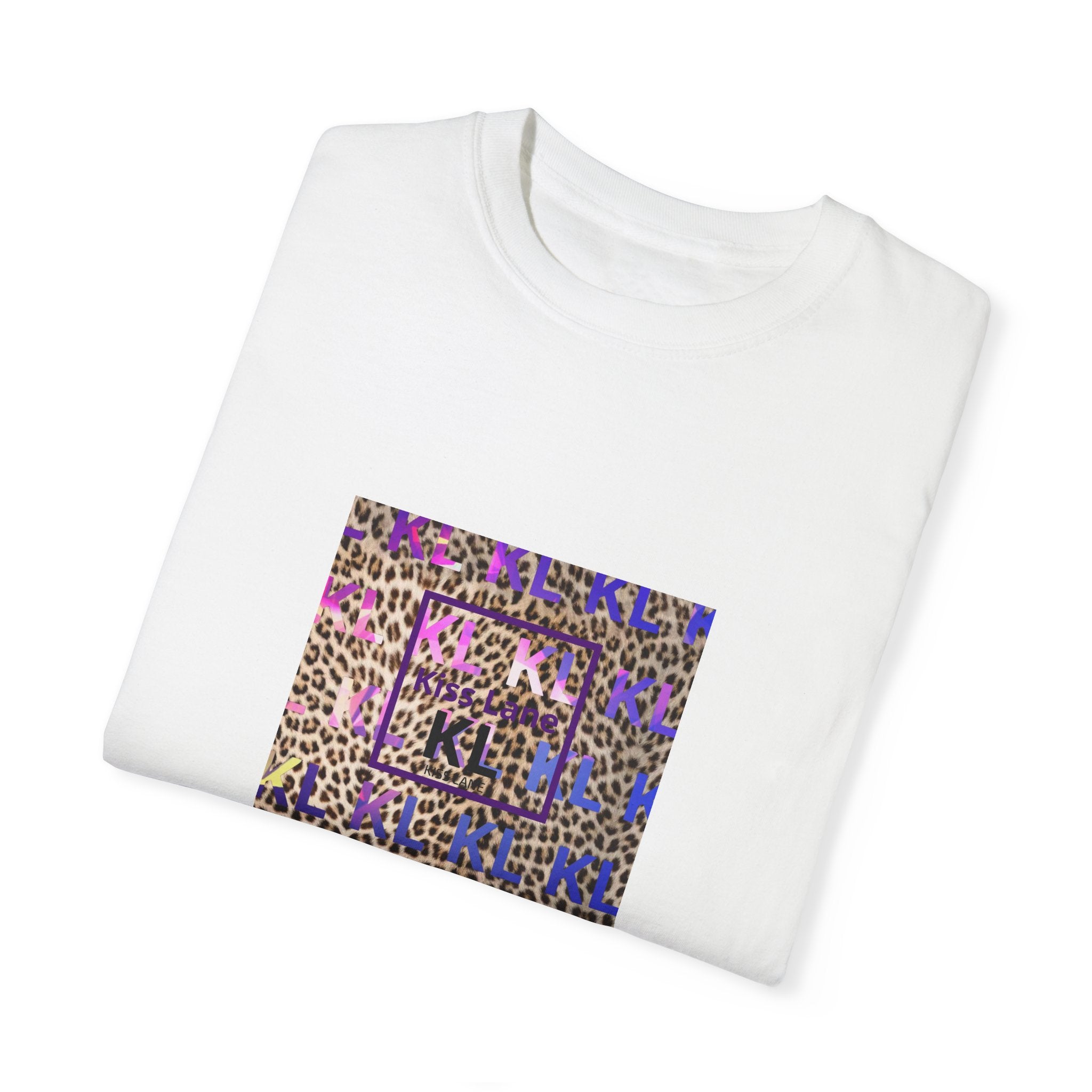 KL Leopard Unisex Garment-Dyed T-shirt