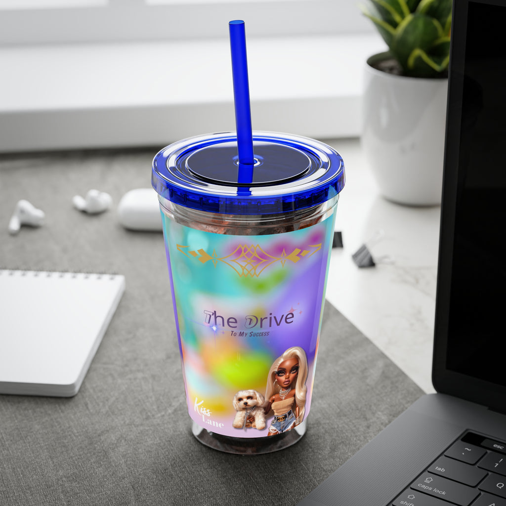 KL Sunsplash Tumbler with Straw, 16oz