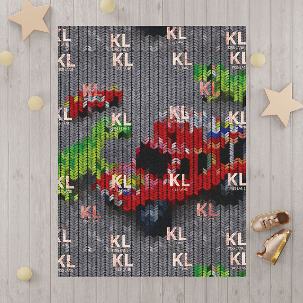 KL Dino Truck Toddler Blanket