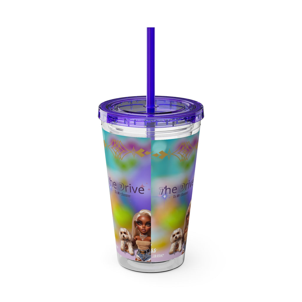 KL Sunsplash Tumbler with Straw, 16oz