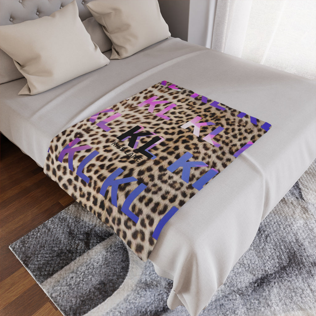 Kiss Lane Leopard - Minky Blanket