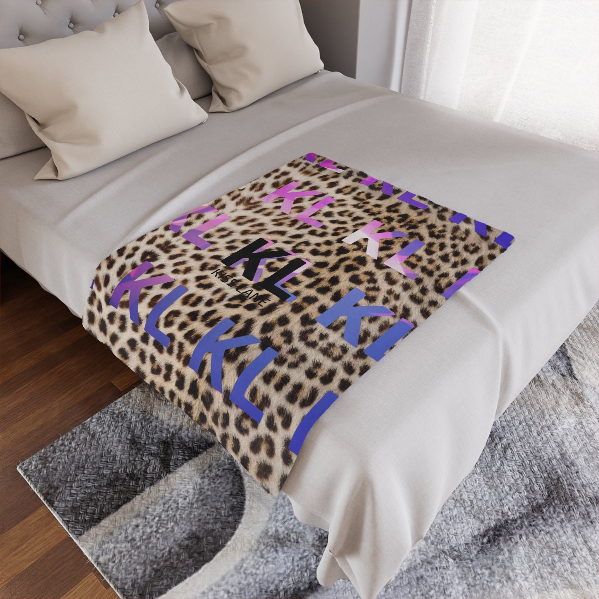 Kiss Lane Leopard - Minky Blanket