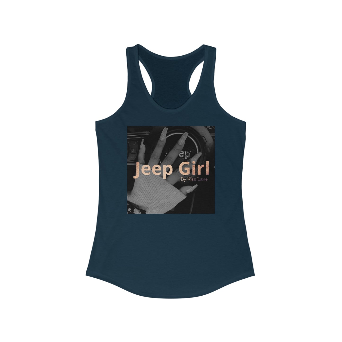 Jeep Girl Hand by Kiss Lane Racerback Tank