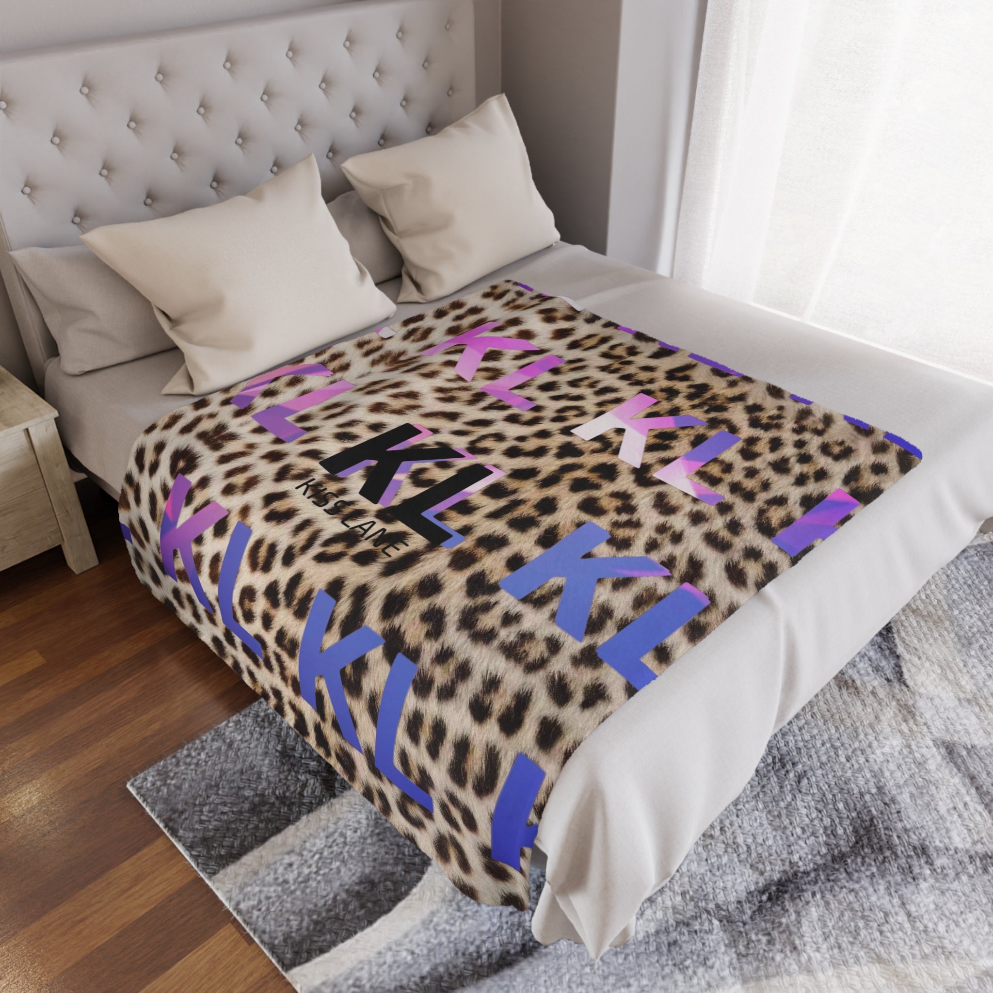 Kiss Lane Leopard - Minky Blanket