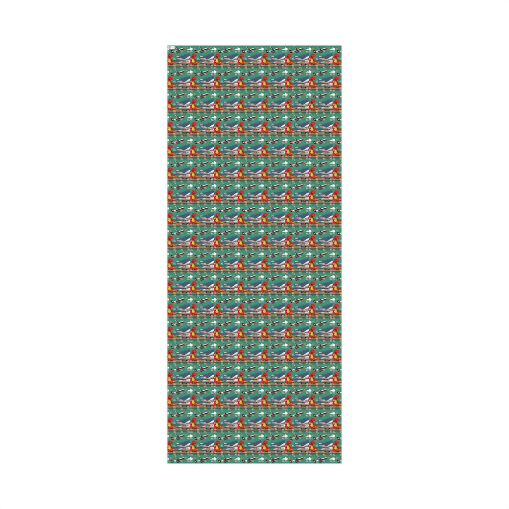 Dino Plane - Gift Wrap Papers