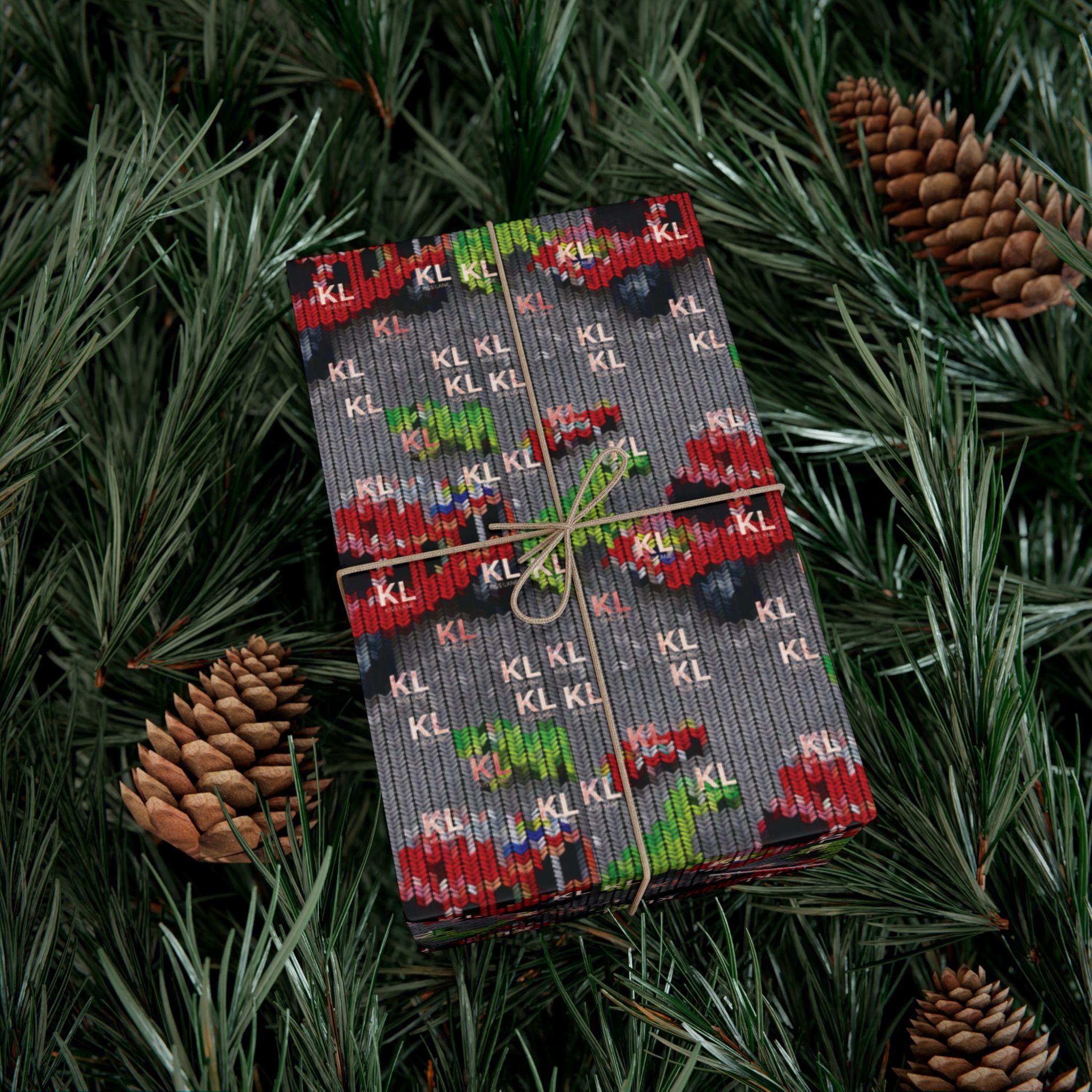 KL Kids Dinosaur & Truck Gift Wrap Paper