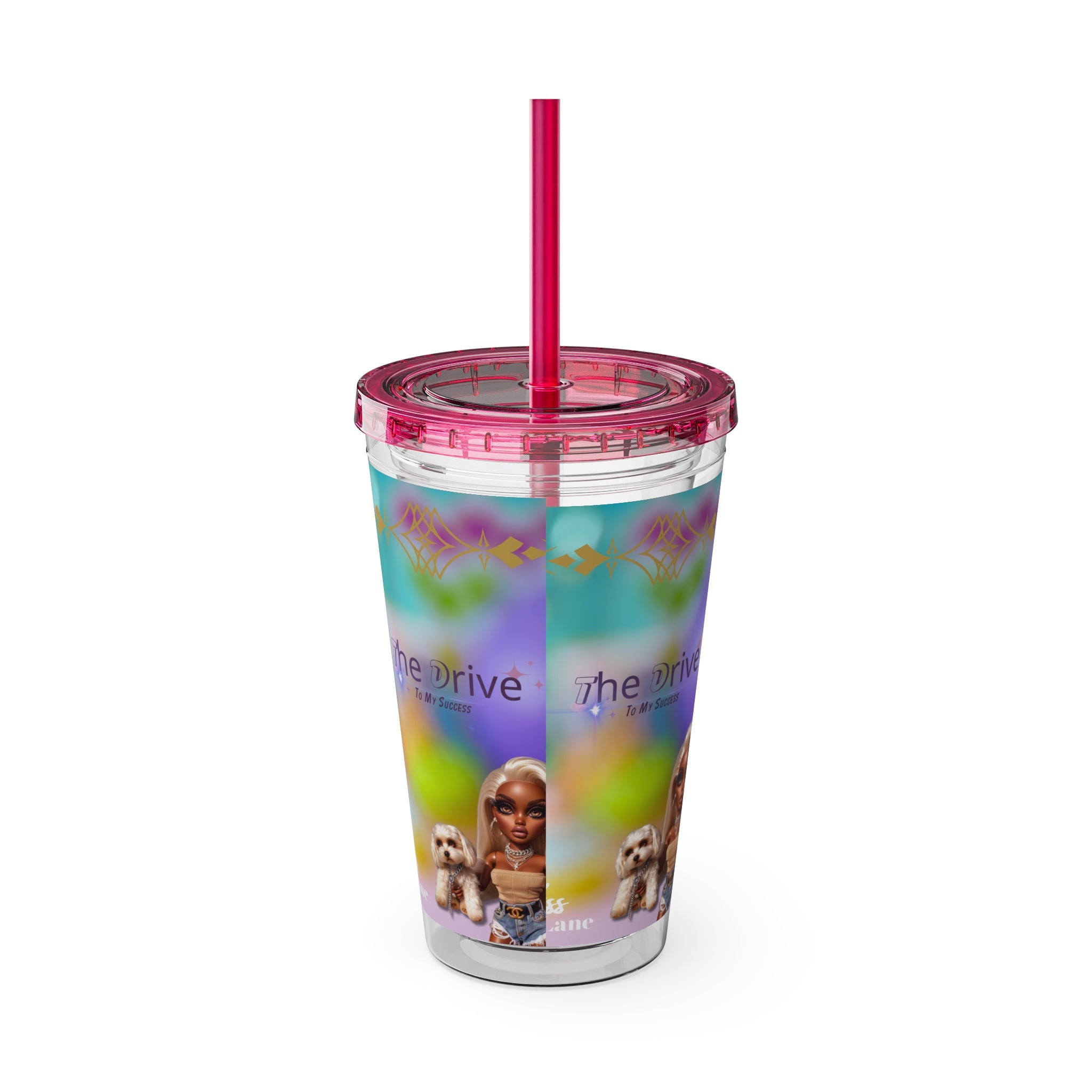 KL Sunsplash Tumbler with Straw, 16oz