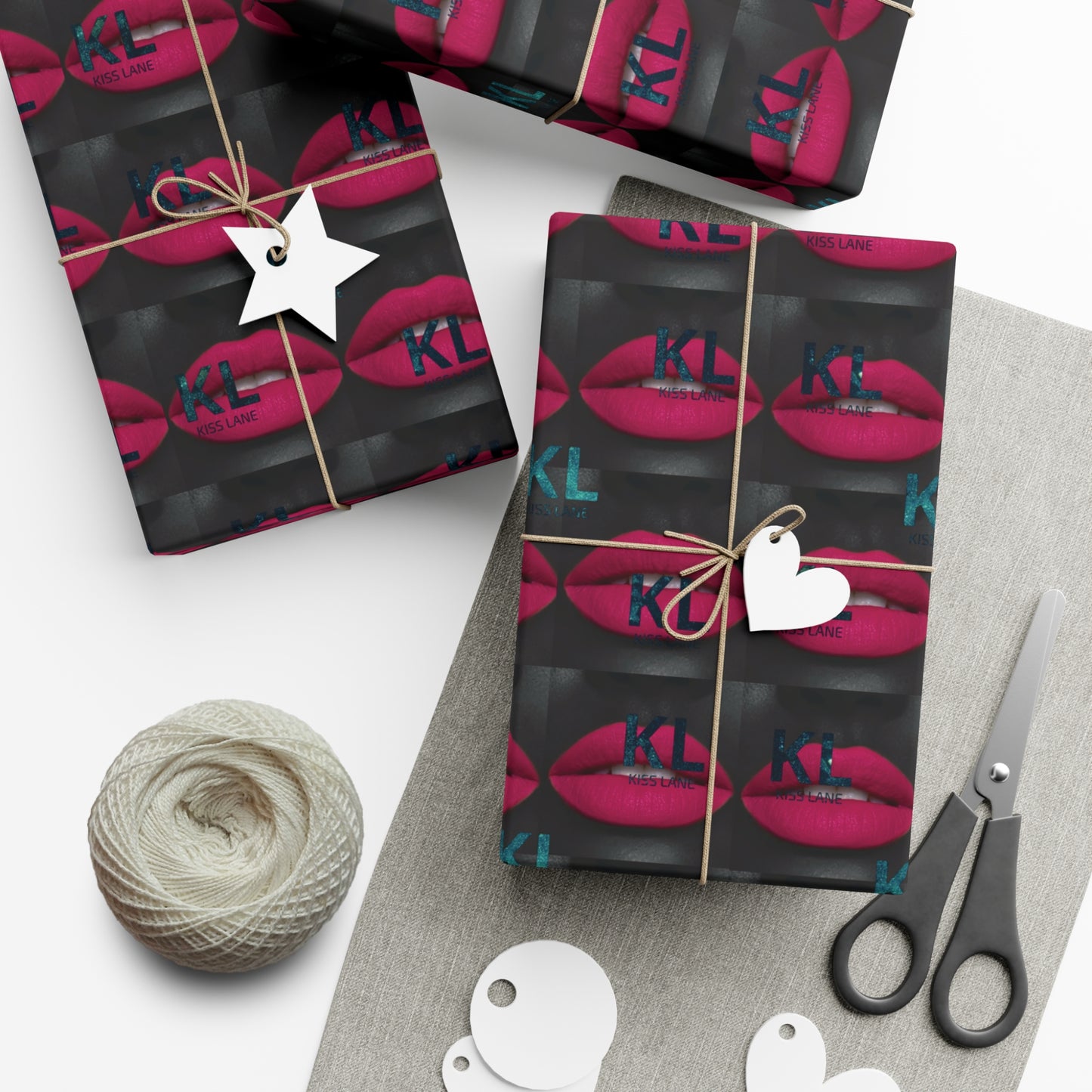 Pink Lipstick - Gift Wrap Papers