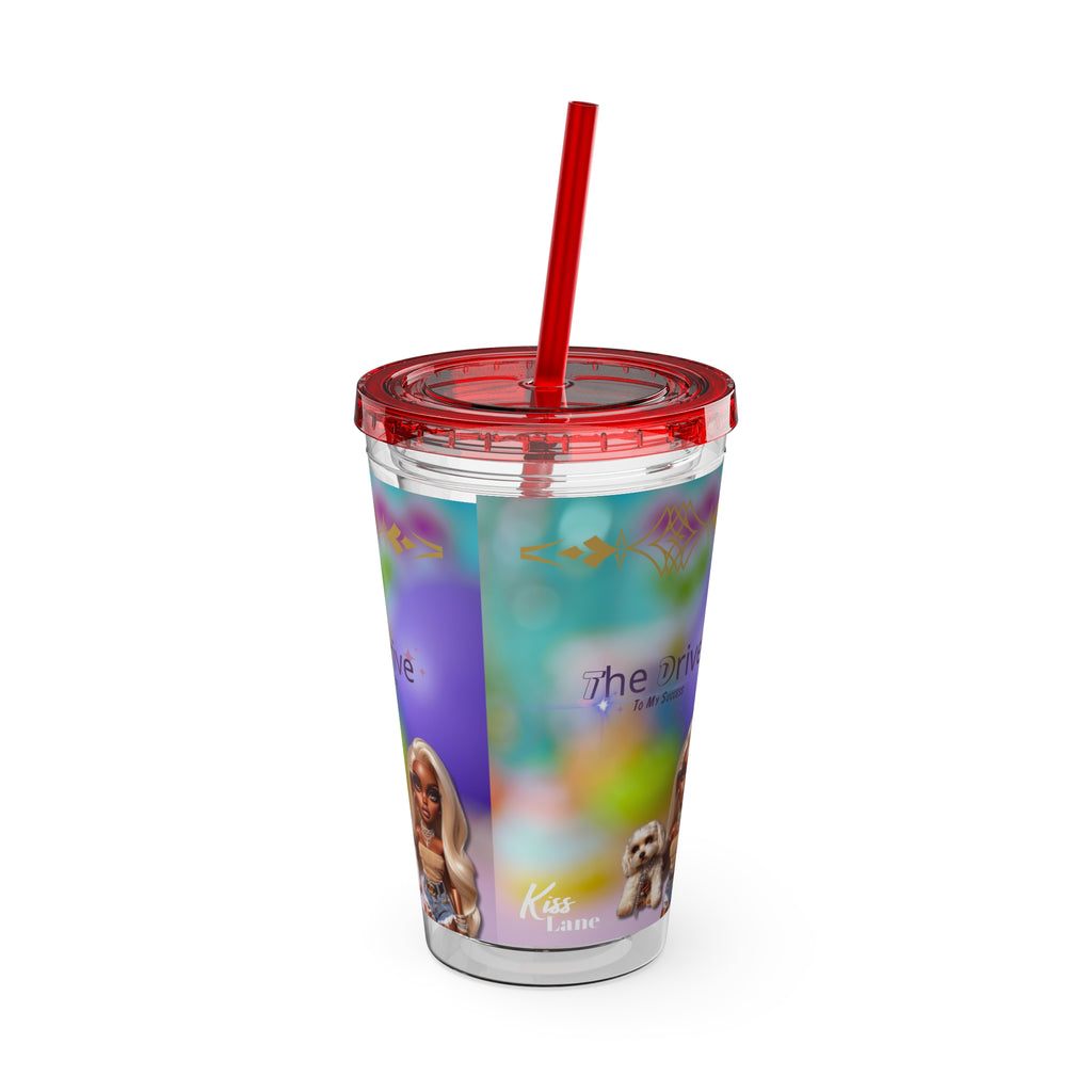 KL Sunsplash Tumbler with Straw, 16oz